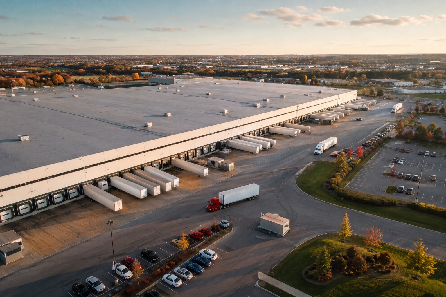 Commercial drone operation at a Canadian site